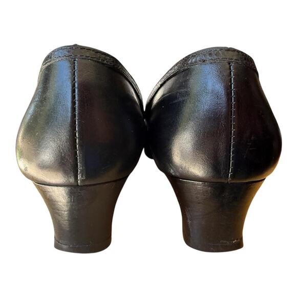 Vintage Salvatore Ferragamo Gancini Heel Lizard Cap Toe Women size 5.5 B - Picture 6 of 10